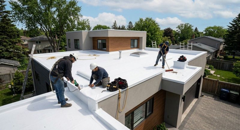 Commercial Flat Roof Installation Process